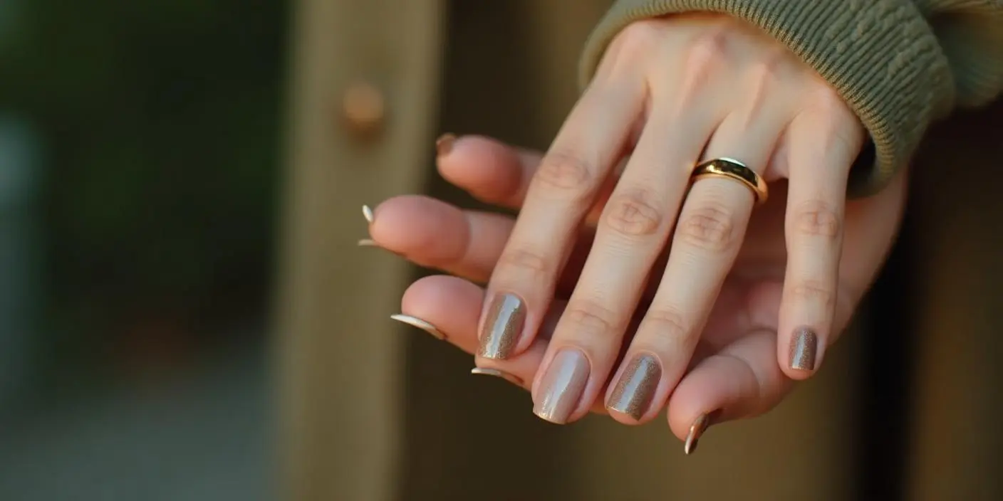 Uñas con manicura francesa